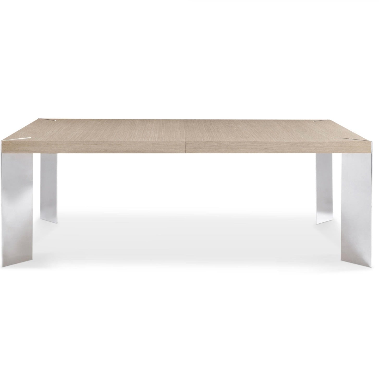 Bernhardt Modulum Collection Rectangular Dining Table with Steel Legs ~ Sahara Finish