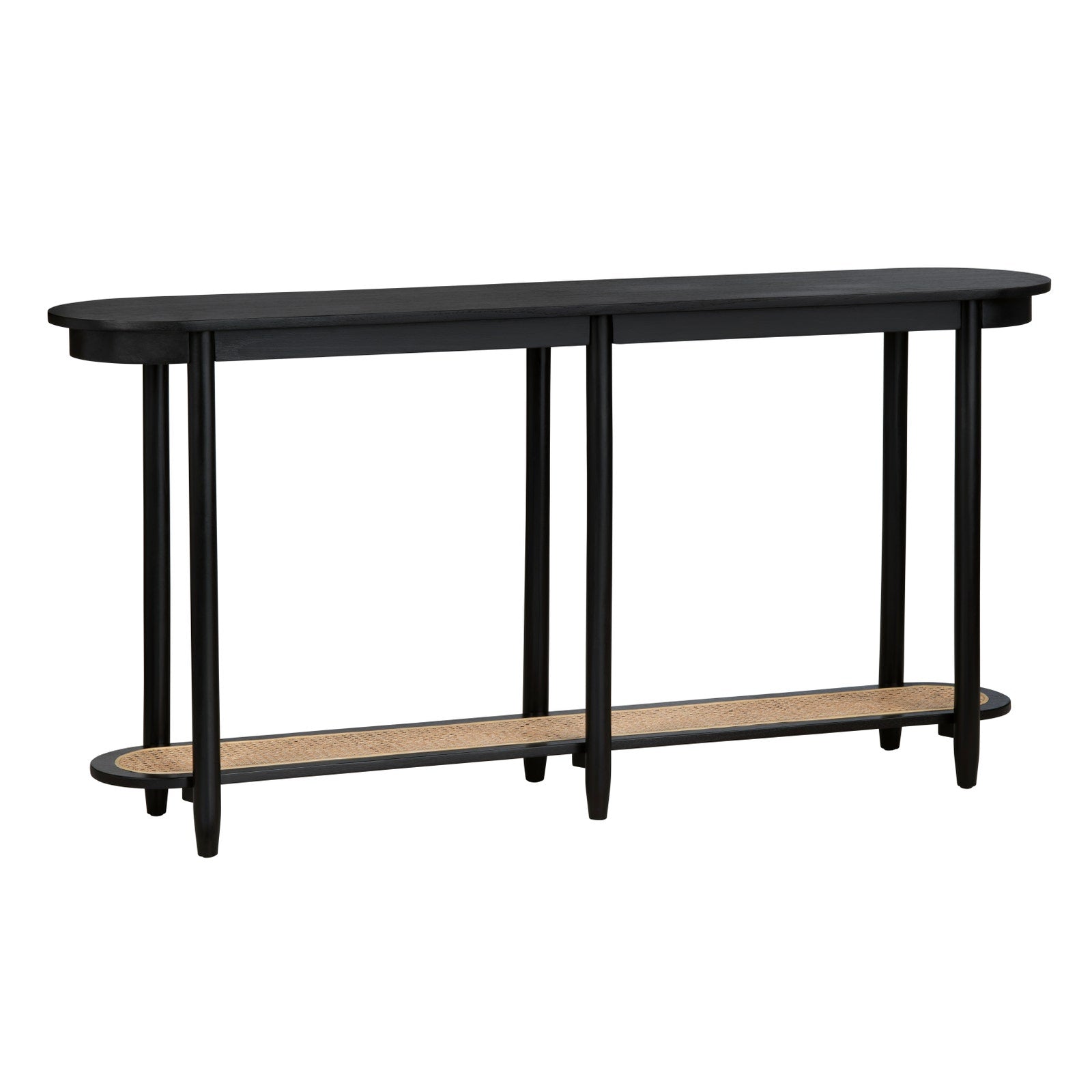 Crestview Collection Port Royal Modern Mindi Wood Console Table - Image 2