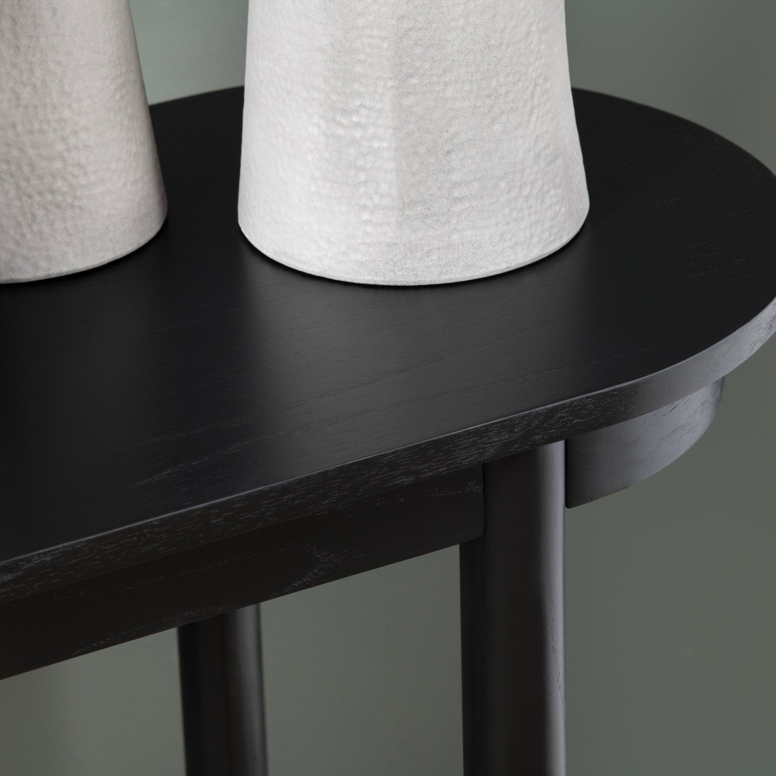 Crestview Collection Port Royal Modern Mindi Wood Console Table - Image 3