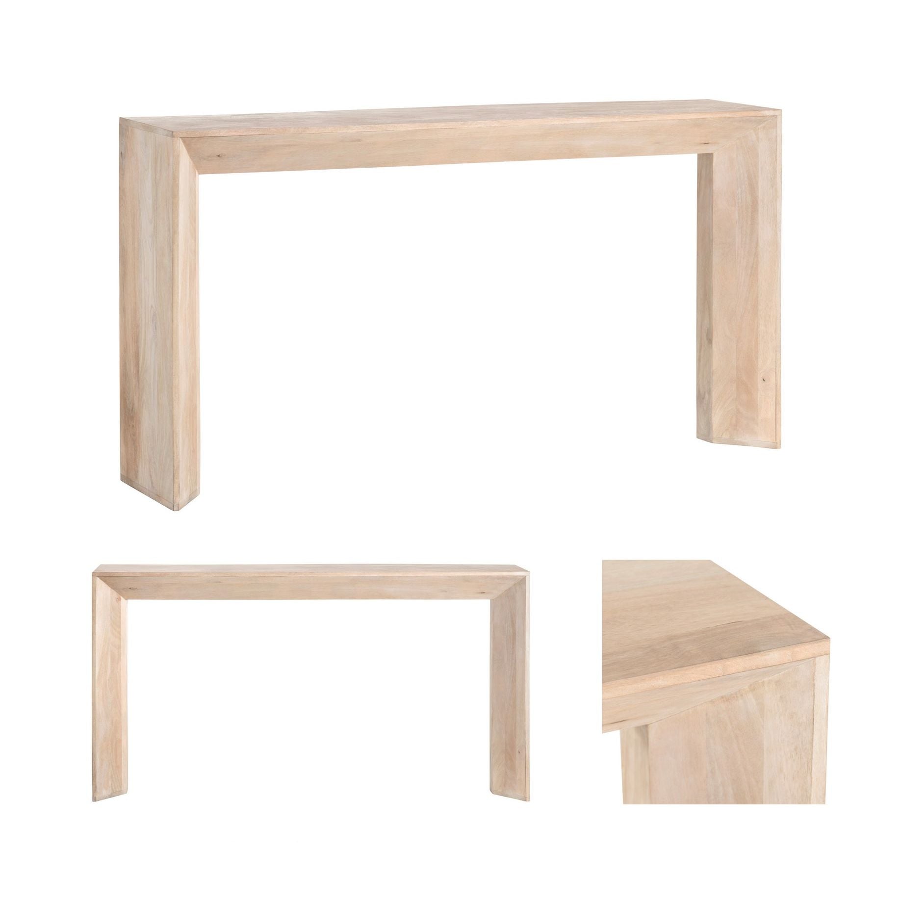 Crestview Collection Sydney Modern Organic Console Table - Image 3