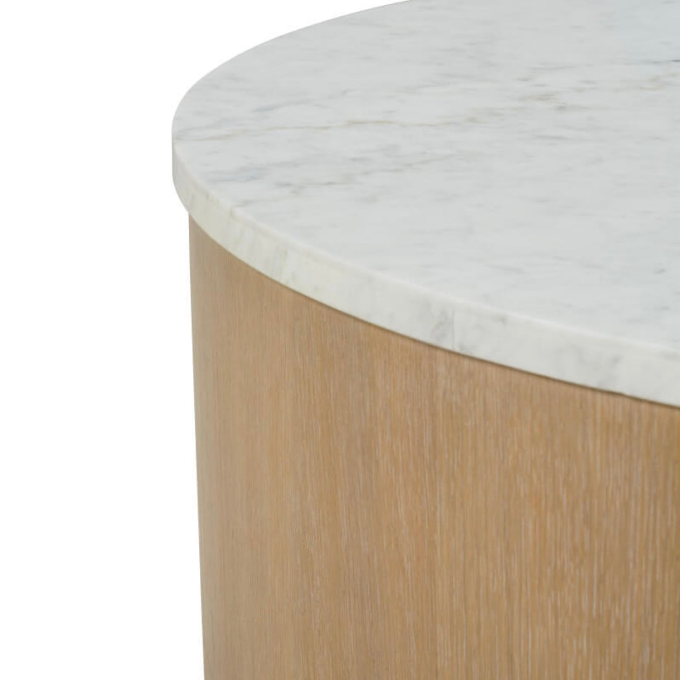 Rowe Furniture Delray Marble Top Round Coffee Table - Image 3
