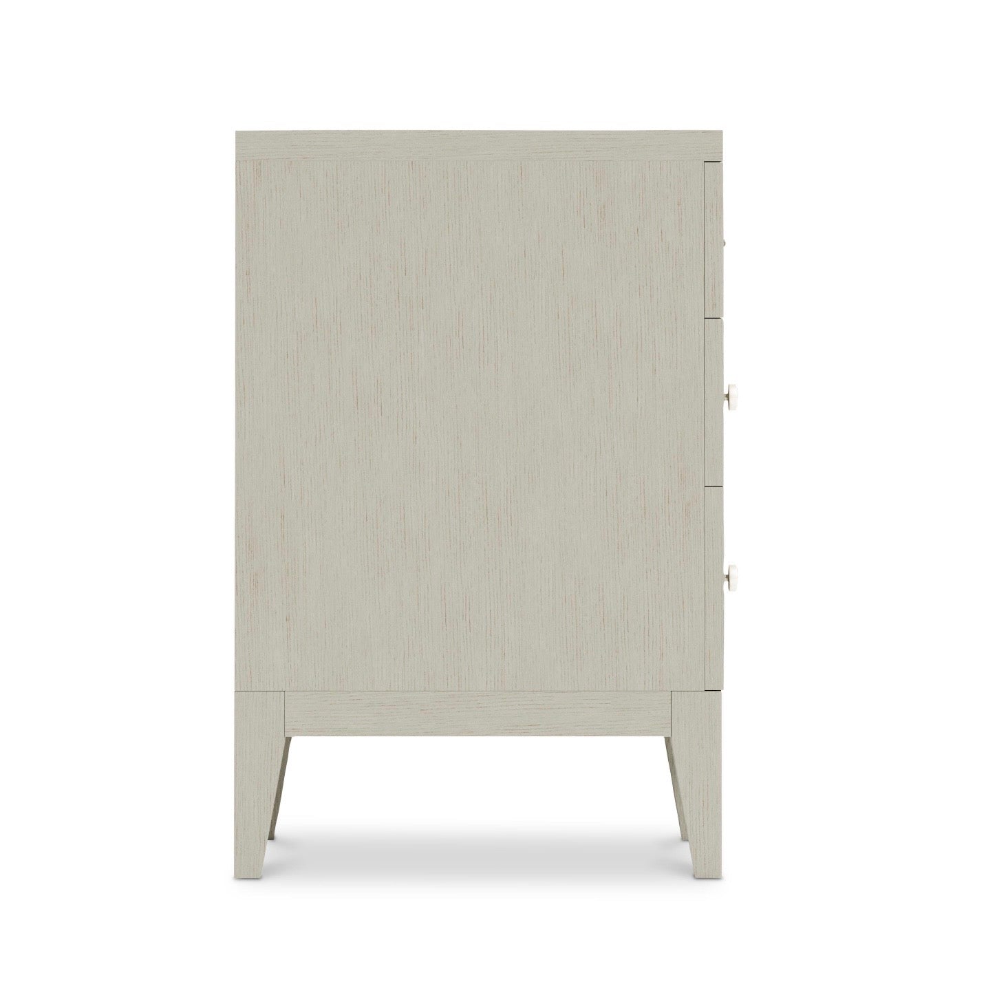 Bernhardt Cornelia Collection Three Drawer Nightstand ~24 inch ~  Nebbia Finish - Image 3