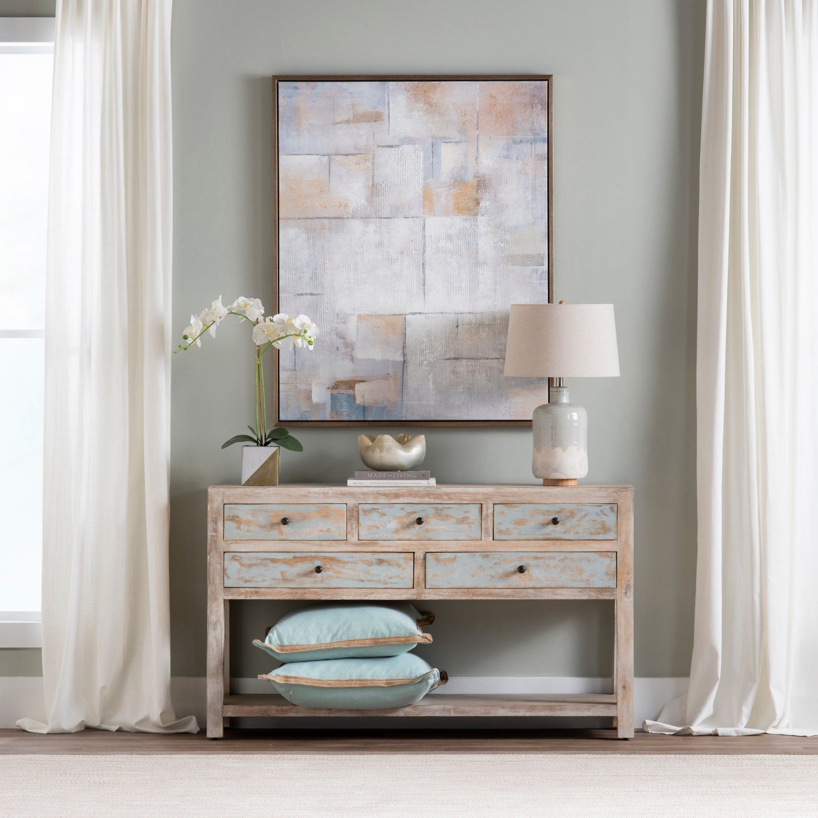 Crestview Collection Grand Harbor Console Table - Image 2