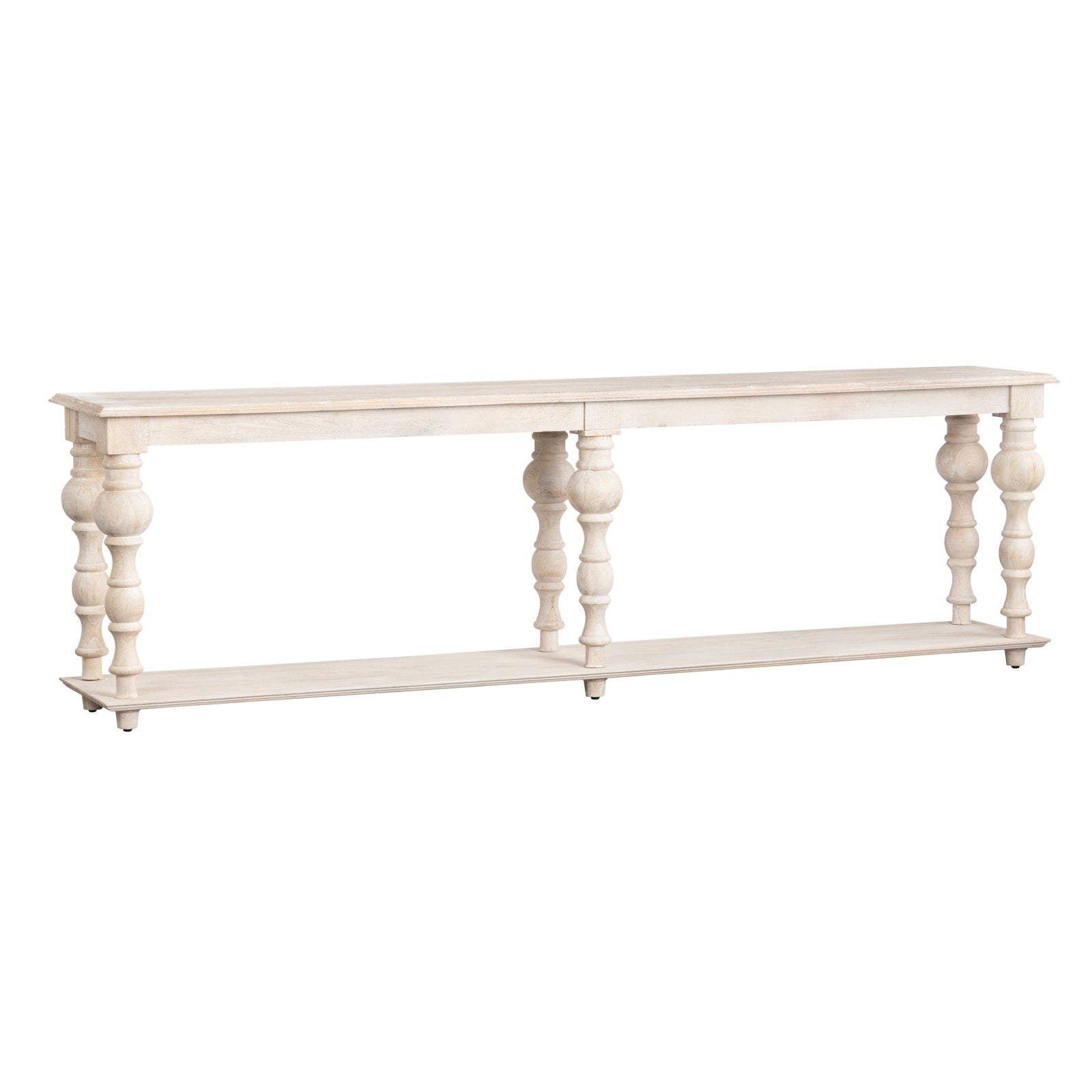 Crestview Collection Harvest Light Blonde Mango Wood  Console Table - Image 2