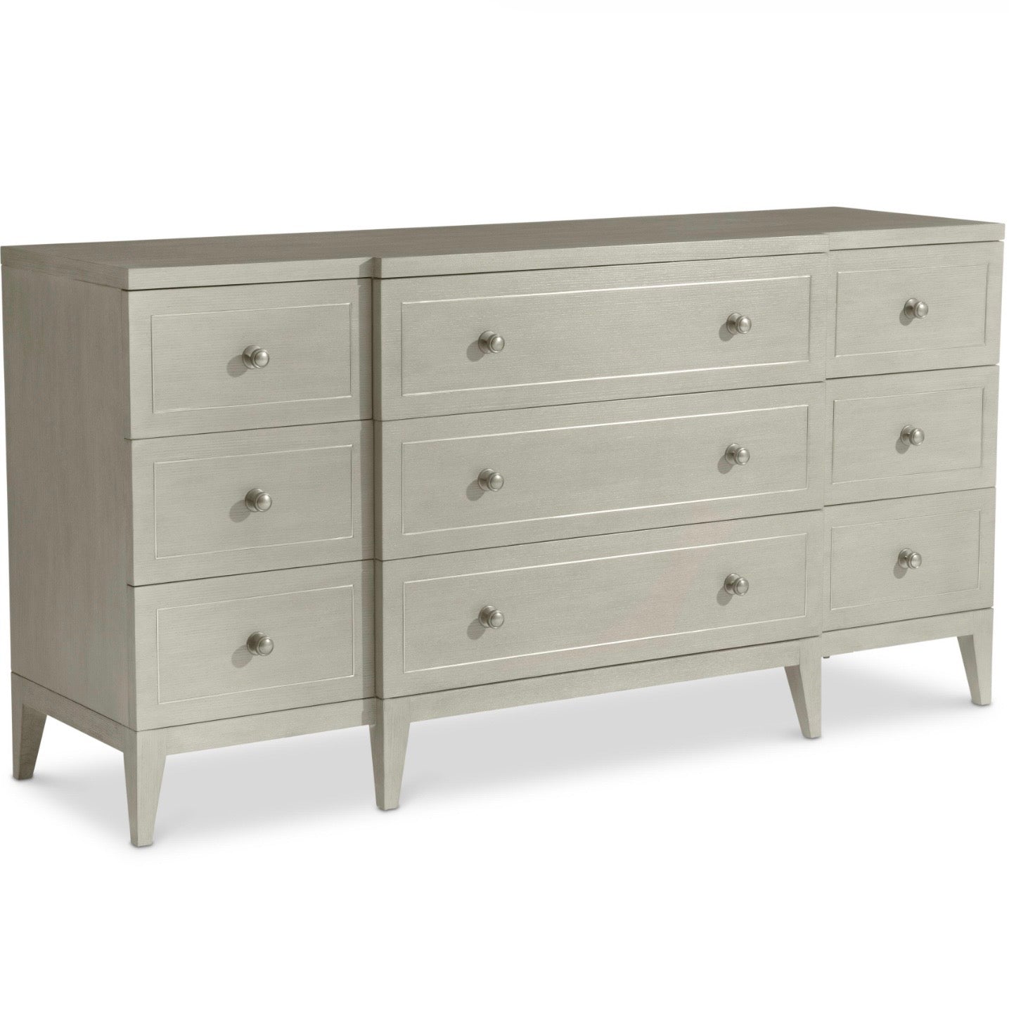 Bernhardt Cornelia Collection Nine Drawer Dresser ~ Nebbia Finish - Image 2