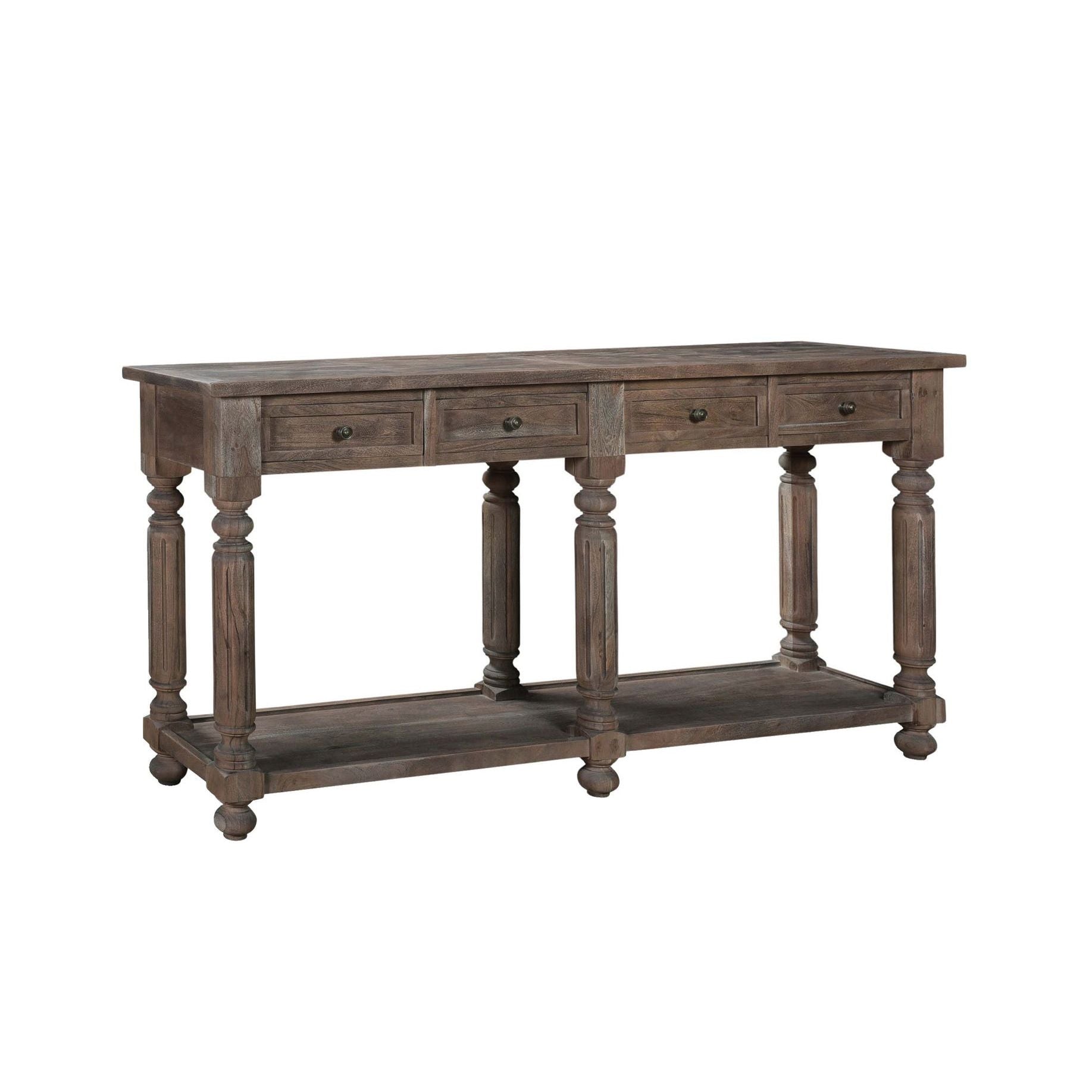 Crestview Collection Linden Wood Console Table - Image 1