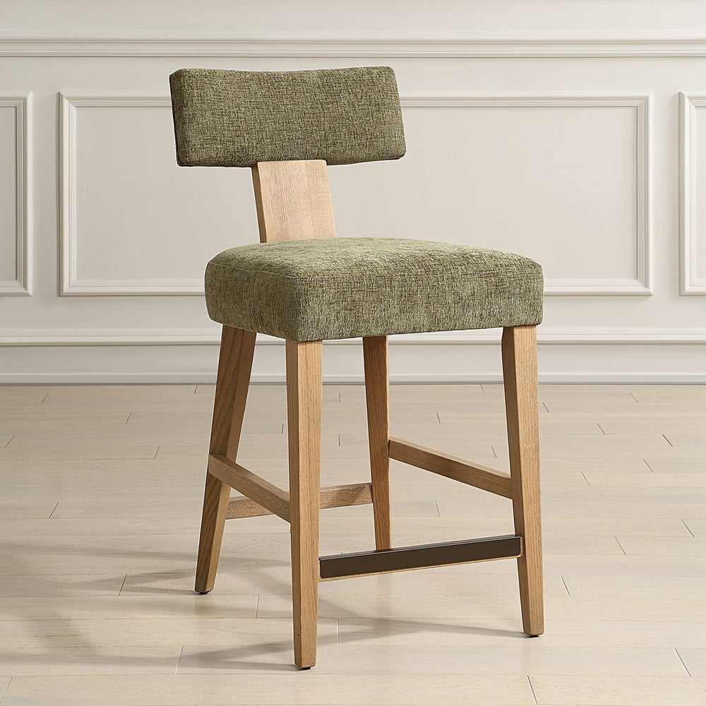 Uttermost Elysian Moss Green Counter Stool - Image 1