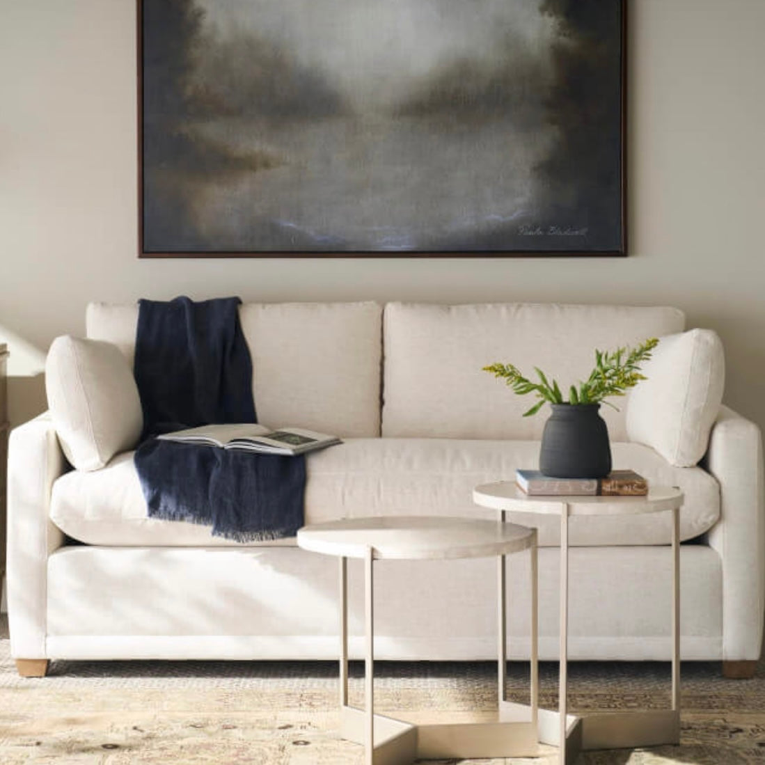 Rowe Furniture 75″ Sylvie Queen Sleeper Sofa ~ Express Collection