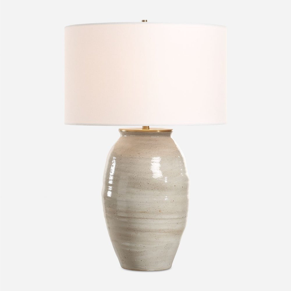 Uttermost Amos Rustic Blue Glaze Table Lamp - Image 3