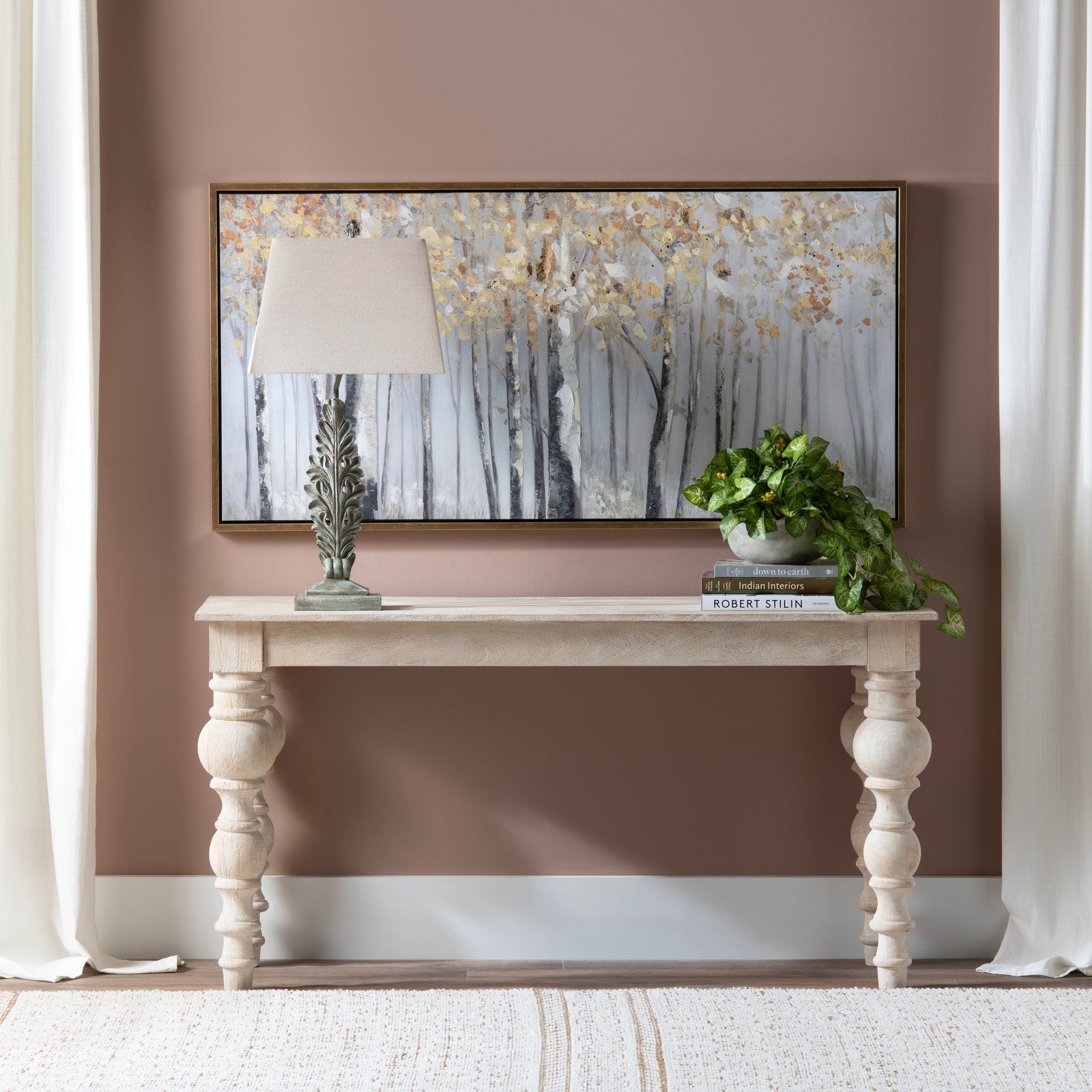 Crestview Collection Harvest Console Table - Image 1