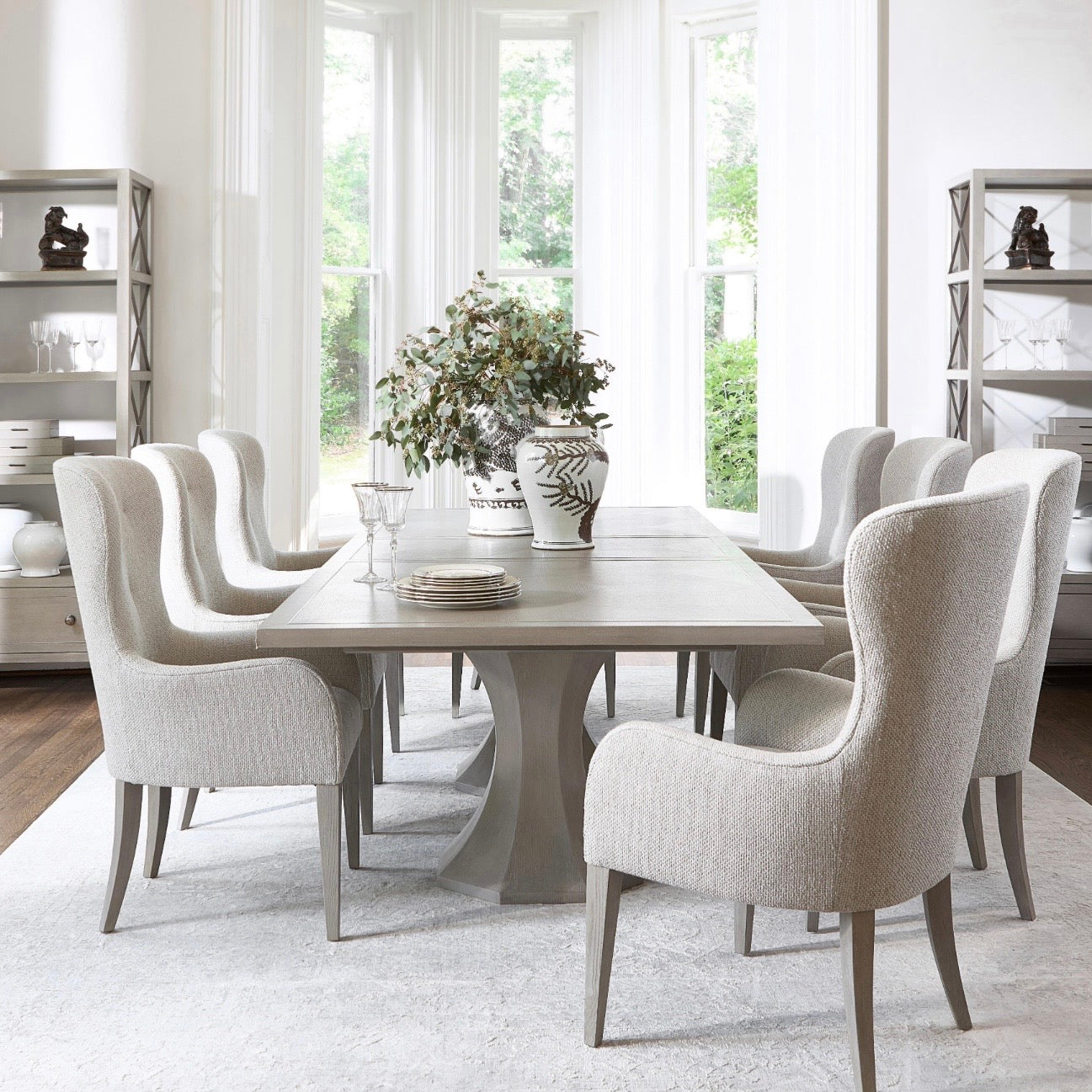 Bernhardt Cornelia Collection Tufted Dining Armchair - Image 3