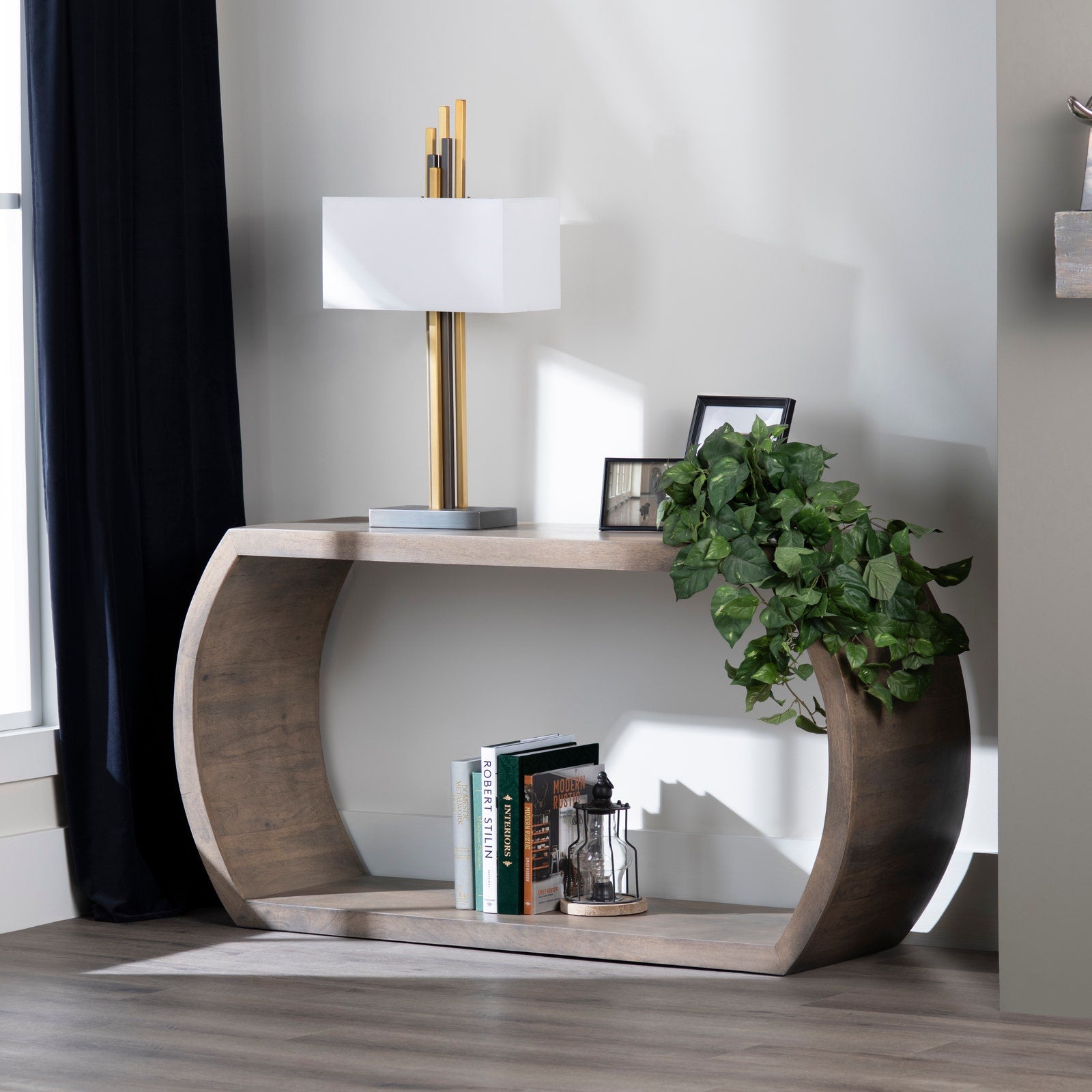 Crestview Collection Infinity Modern Organic Console Table - Image 2