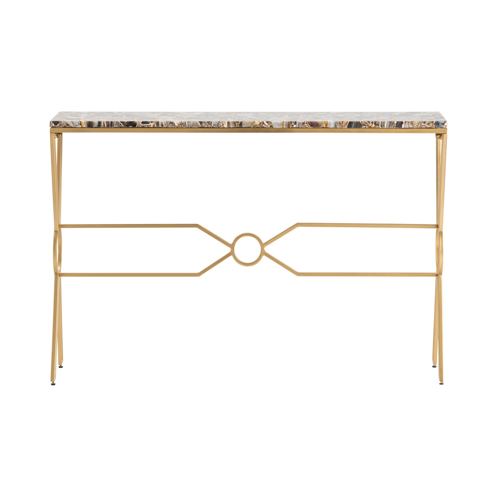 Crestview Collection Kendall Agate Console Table - Image 2