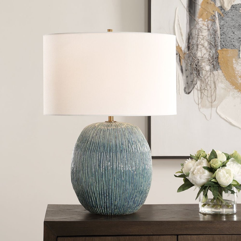 Uttermost Elysia Beautiful Blues Table Lamp - Image 2