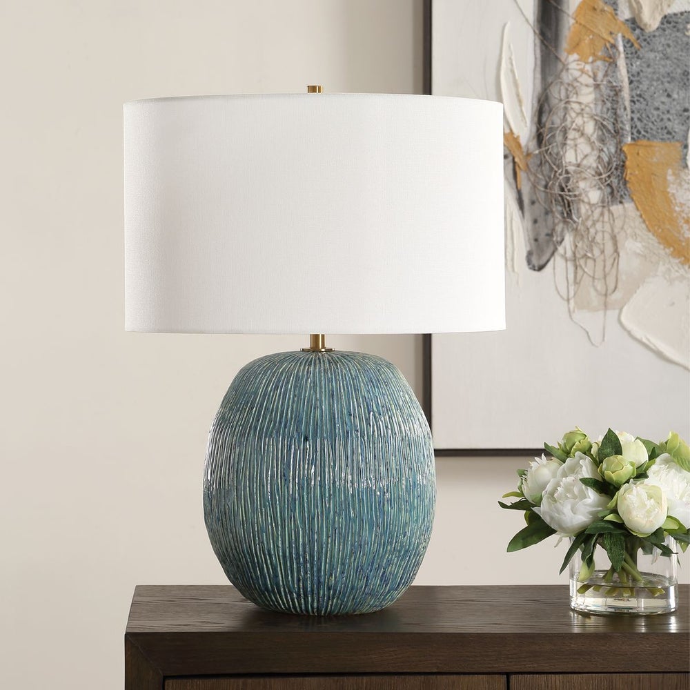 Uttermost Elysia Beautiful Blues Table Lamp - Image 1