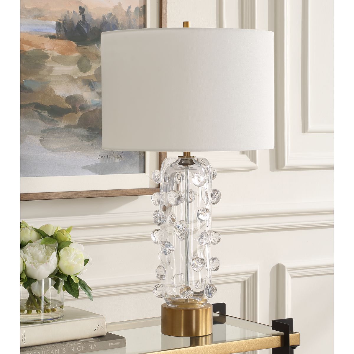 Uttermost Aura Glass Table Lamp - Image 2