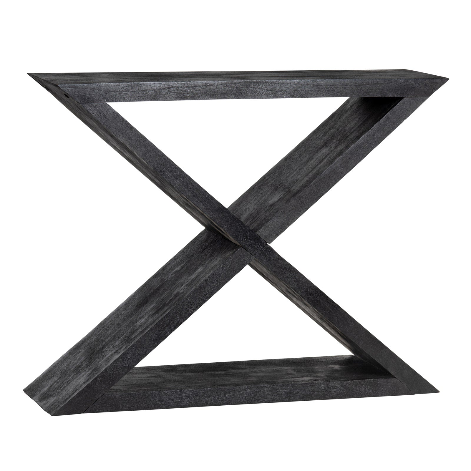 Crestview Collection Veritas Modern Black Console Table - Image 2