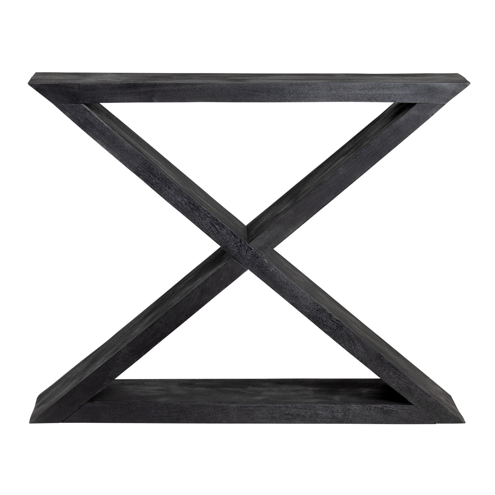 Crestview Collection Veritas Modern Black Console Table - Image 3