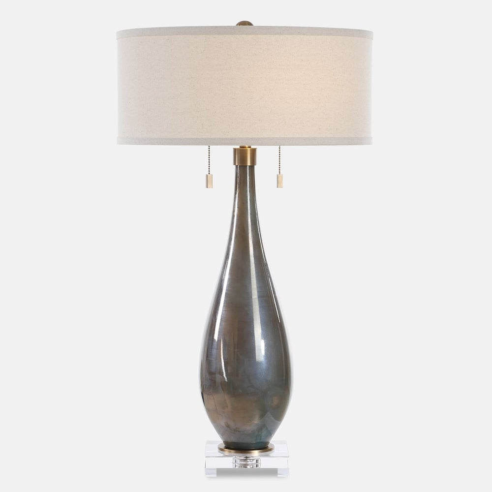 Uttermost Cardoni Smoke Gray Table Lamp - Image 3
