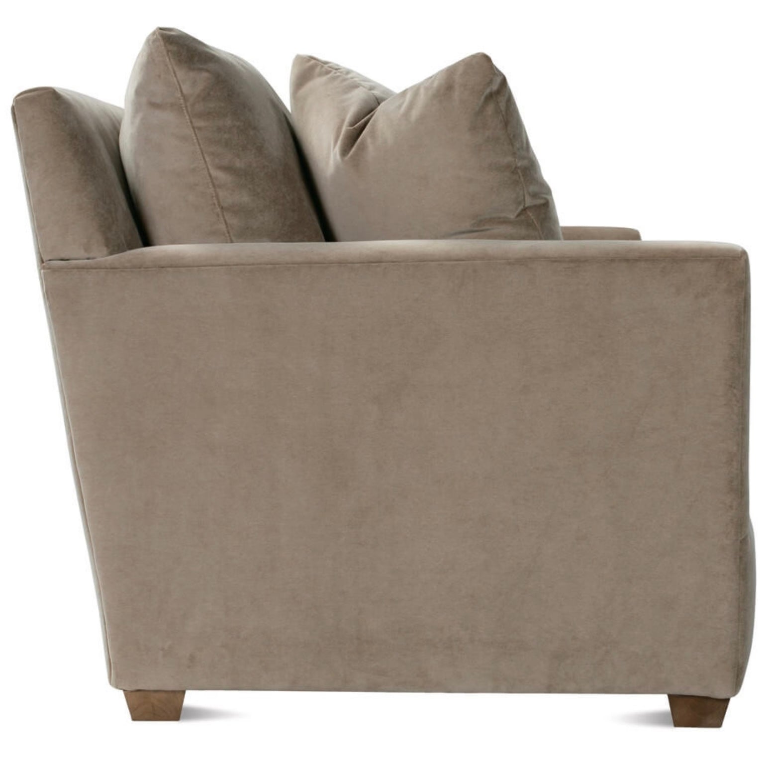 Rowe Furniture Lilah Fawn Brushed Velvet 89” Sofa ~ Express Collection - Image 3