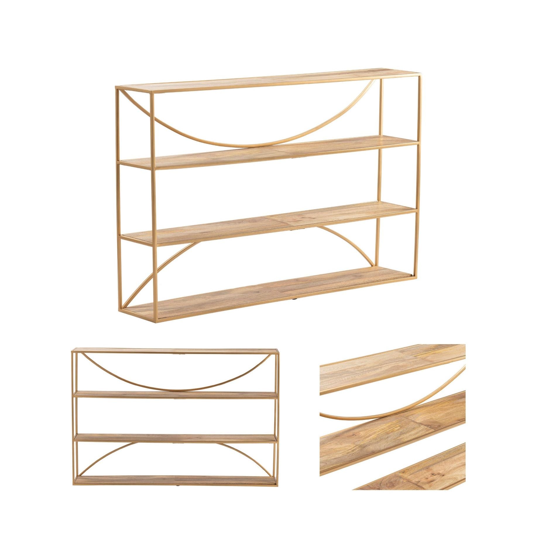 Crestview Collection Hammond Mango Wood Console Table - Image 2