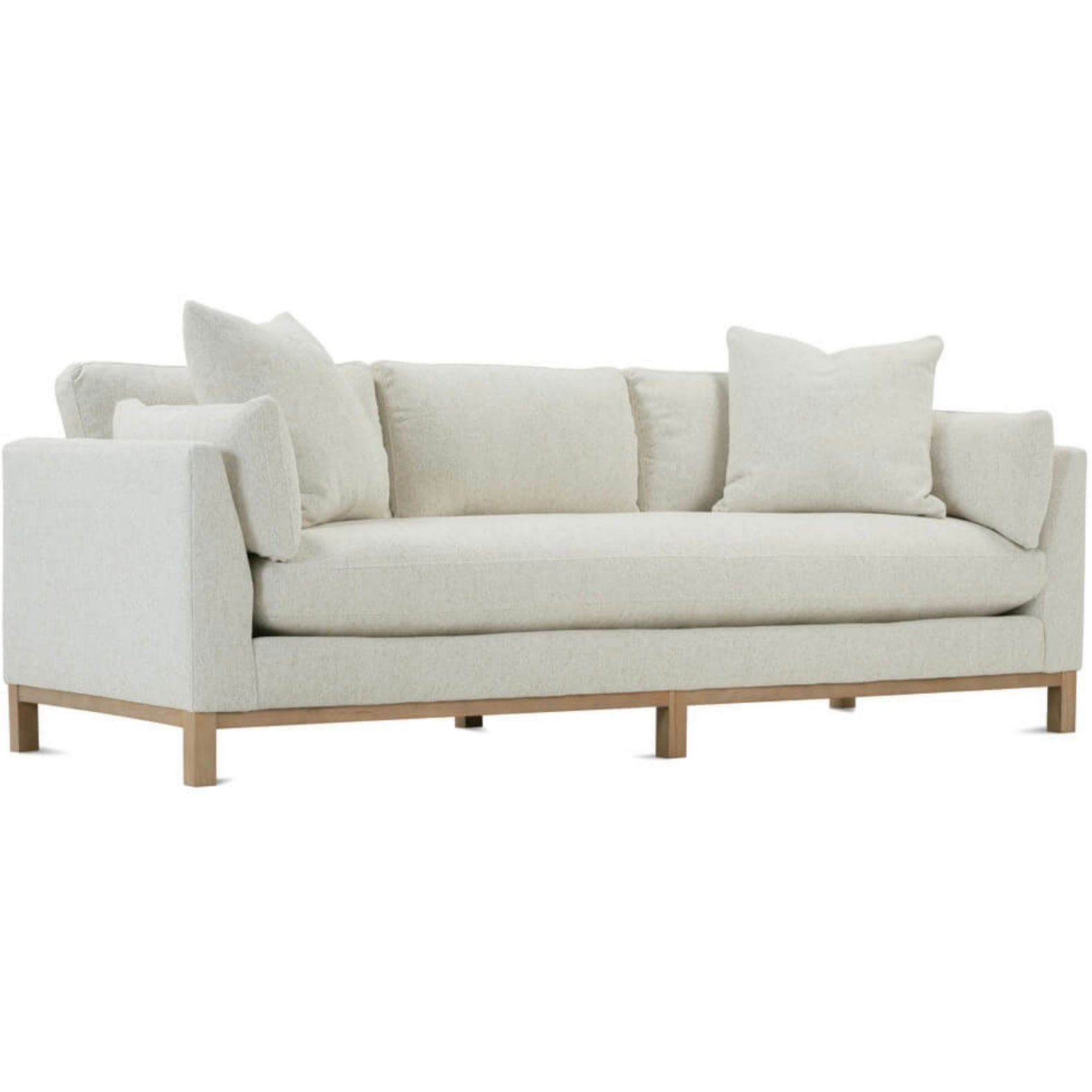 Rowe Furniture Boden Performance Fabric Bench Seat 99” Sofa - Image 3