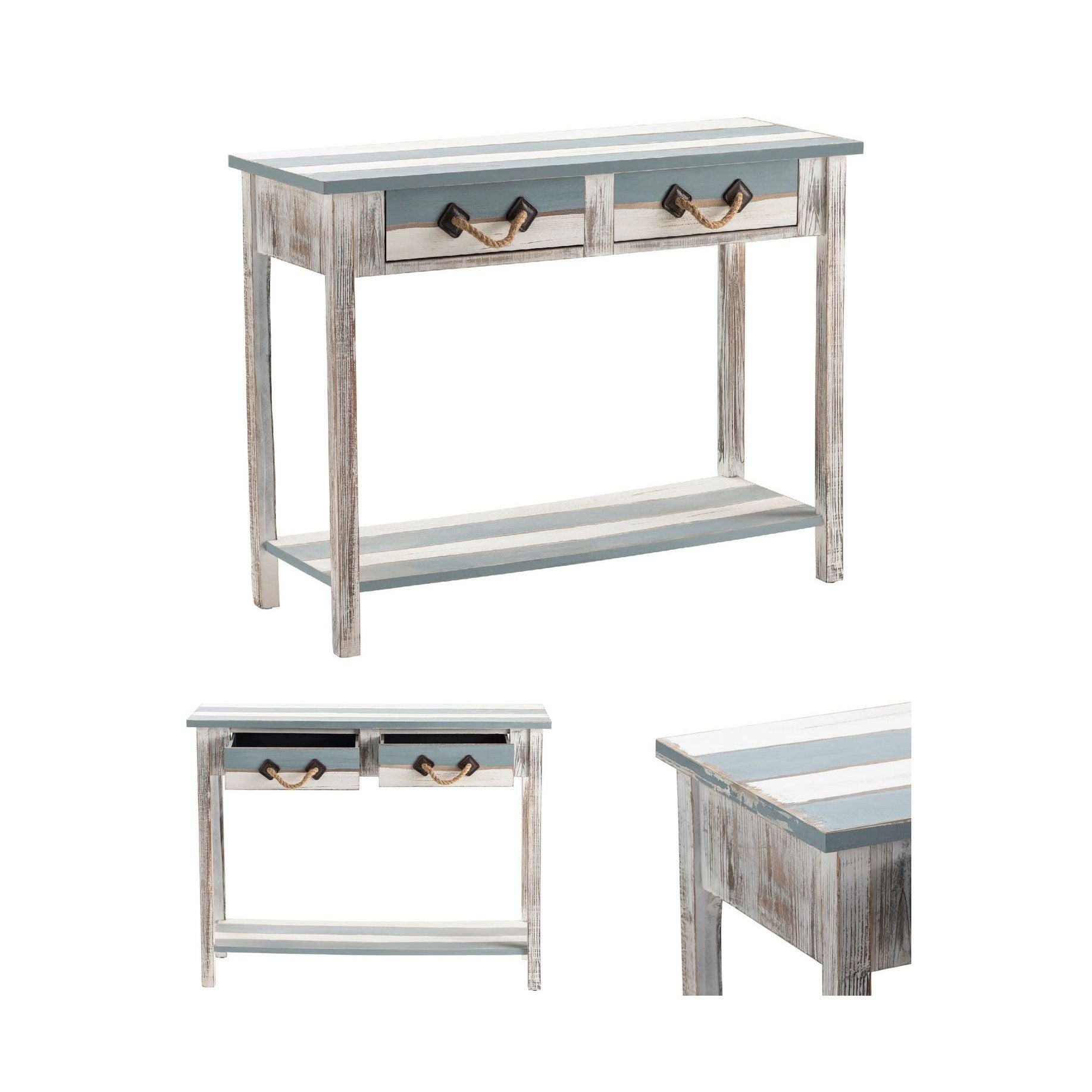 Crestview Collection Nantucket Weathered Woof Console Table - Image 3