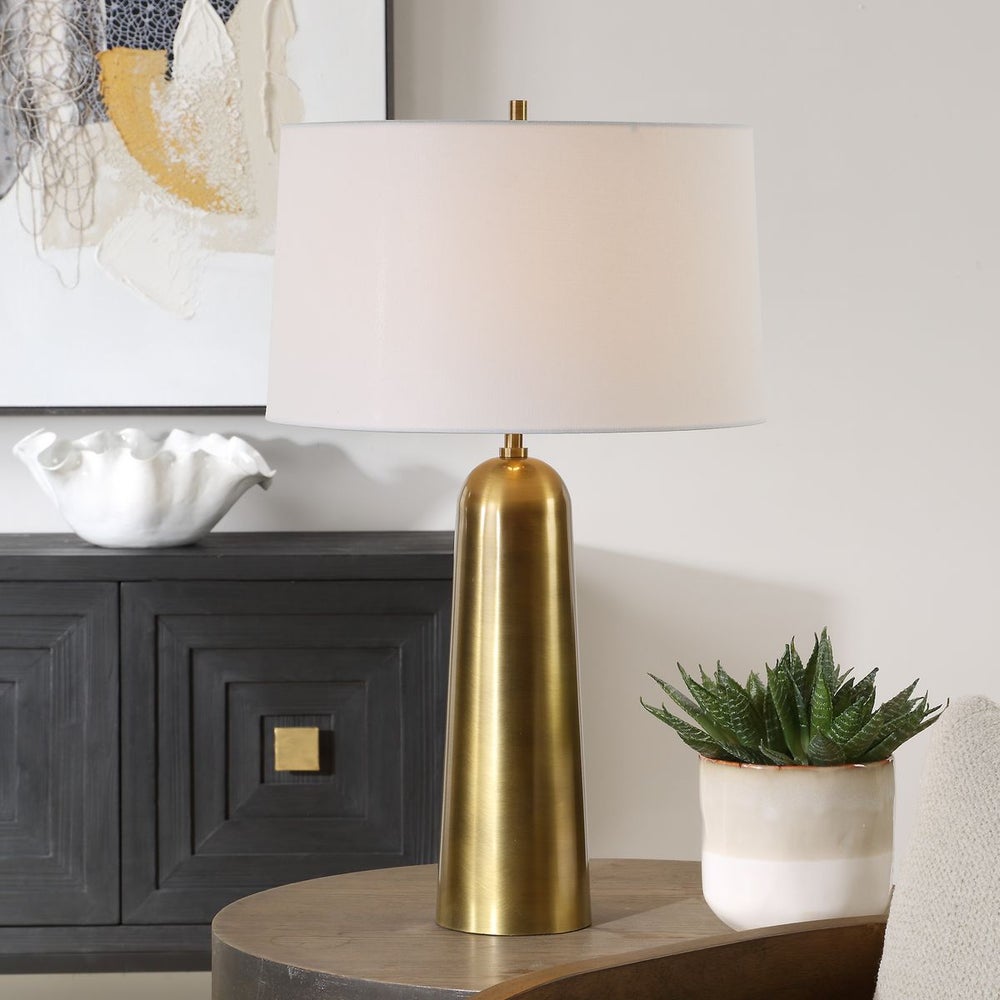 Uttermost Flinchem Antique Brass Finish Table Lamp - Image 1