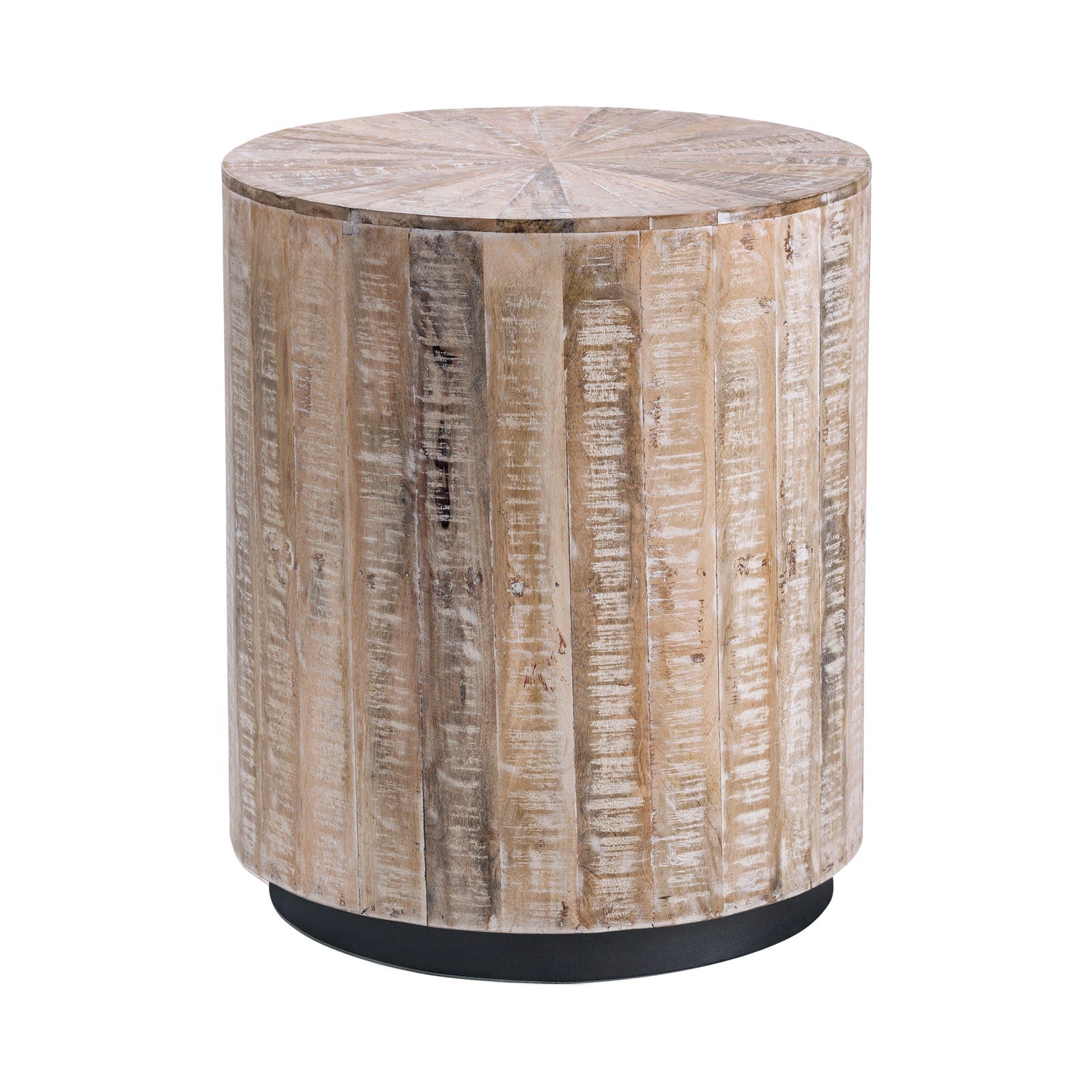 Crestview Collection Bengal Manor Organic Modern Round End Table - Image 2