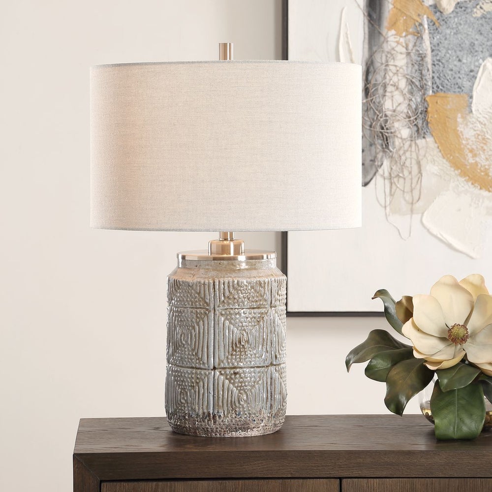 Uttermost Graydon Dusty Gray Table Lamp - Image 1