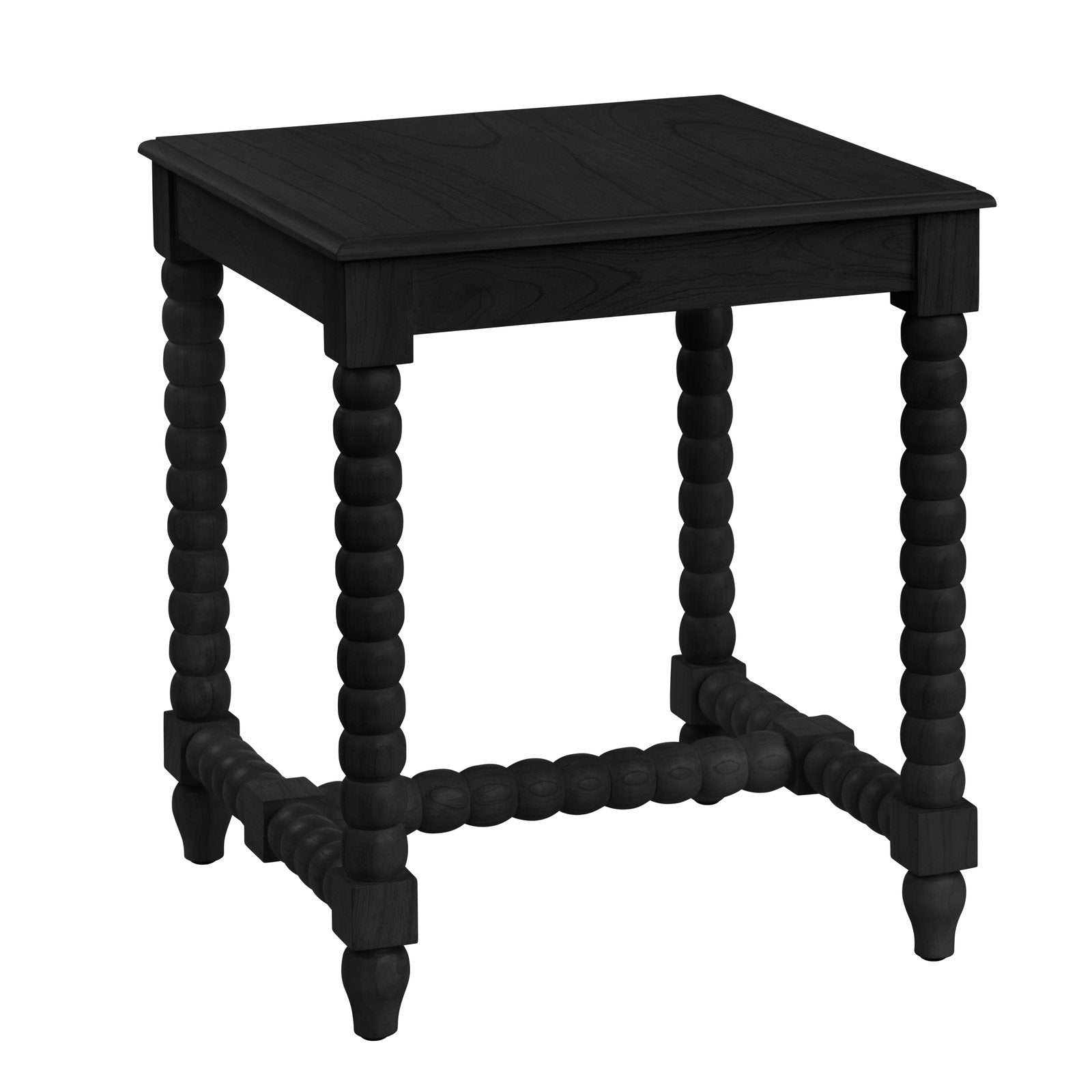 Crestview Collection Meridian Black End Table - Image 1
