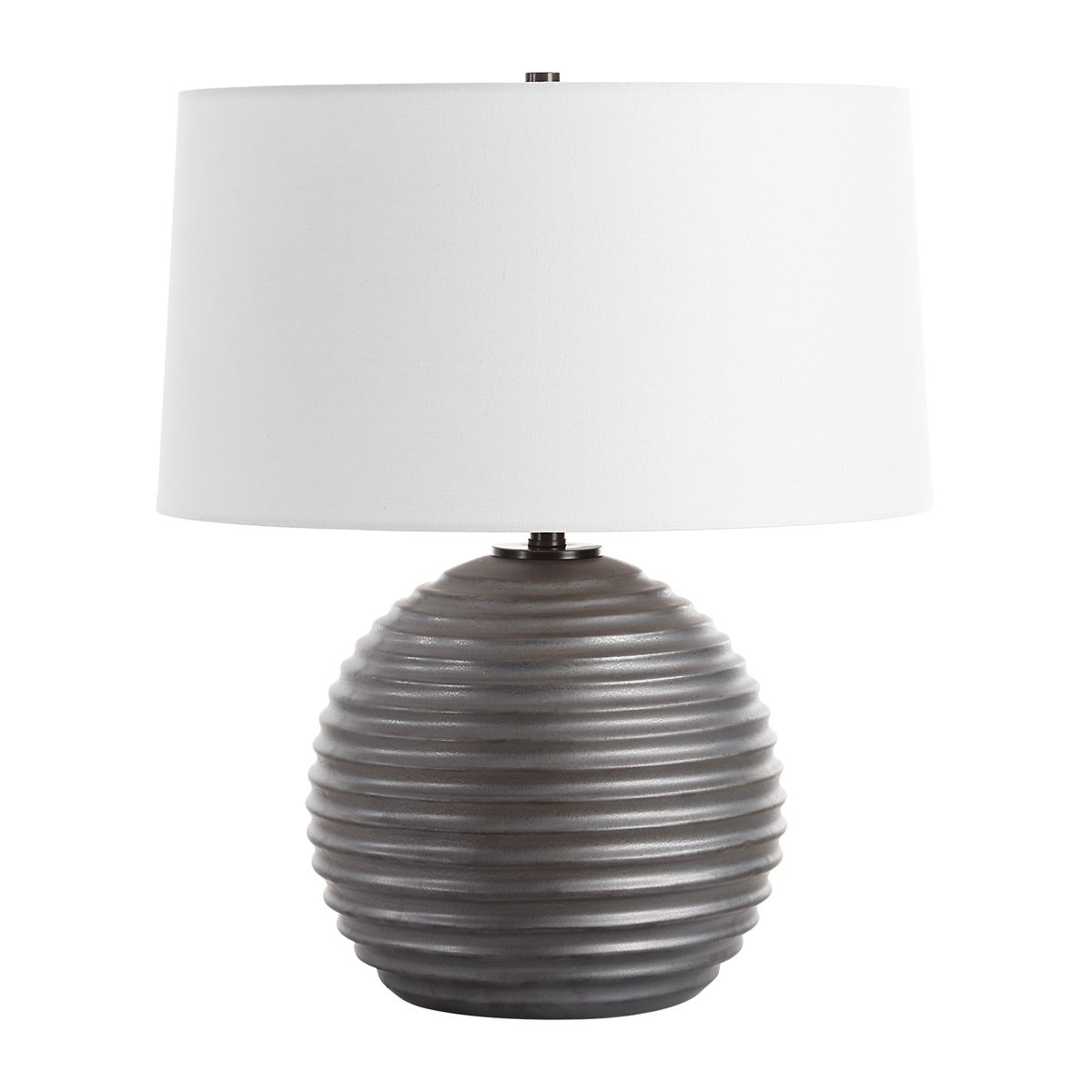 Uttermost Chelsom Satin Dark Bronze Glazed Table Lamp - Image 3