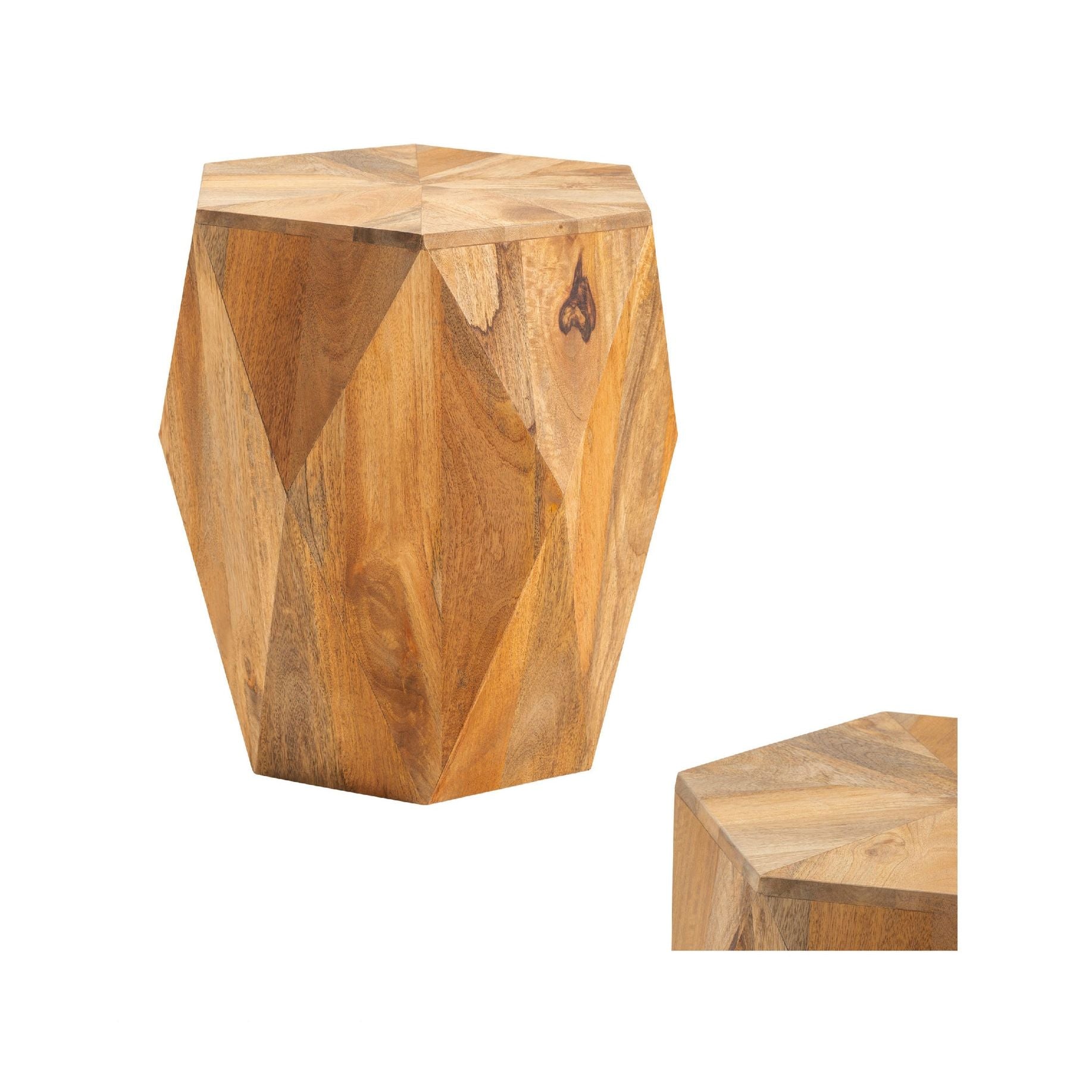 Crestview Collection Pleasant Hill Rustic Modern End Table - Image 3