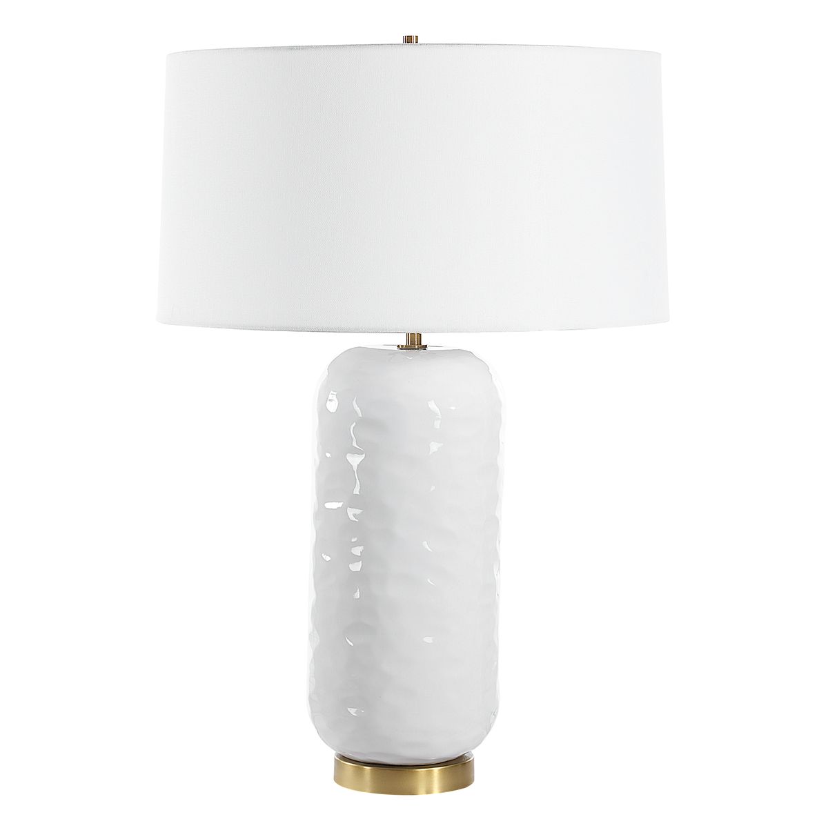 Uttermost Iona White Glaze Table Lamp - Image 3