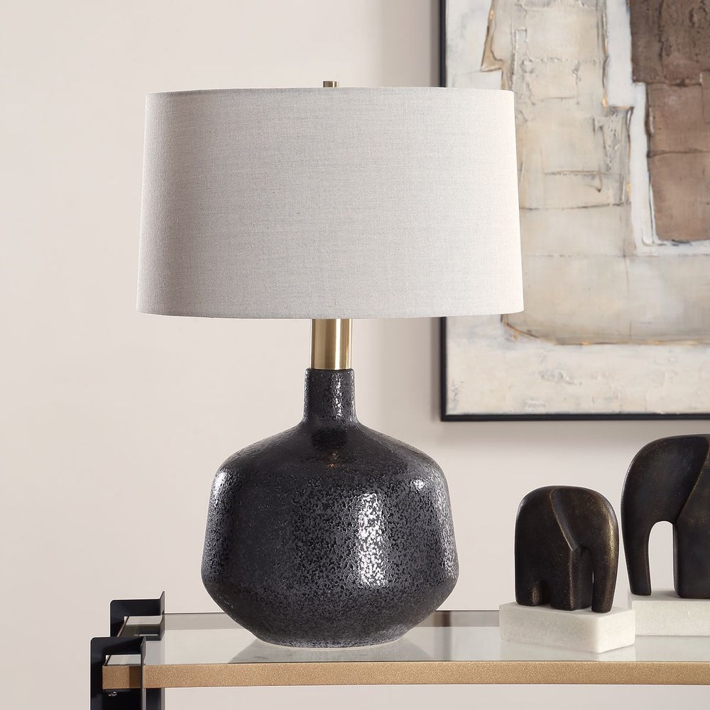 Uttermost Flanagan Matte Black Table Lamp - Image 2