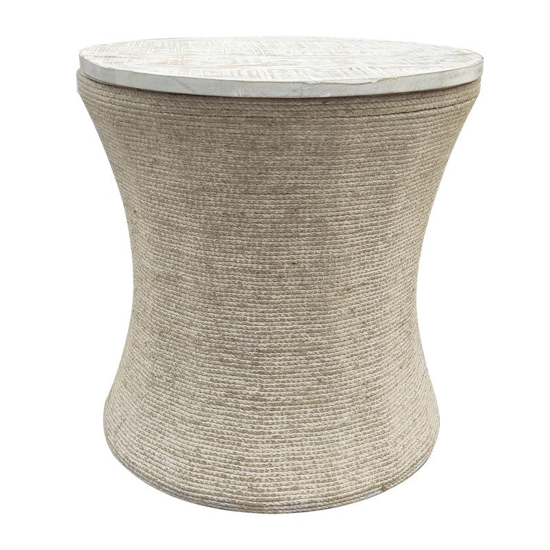 Crestview Collection Key Largo Coastal Rope End Table - Image 1