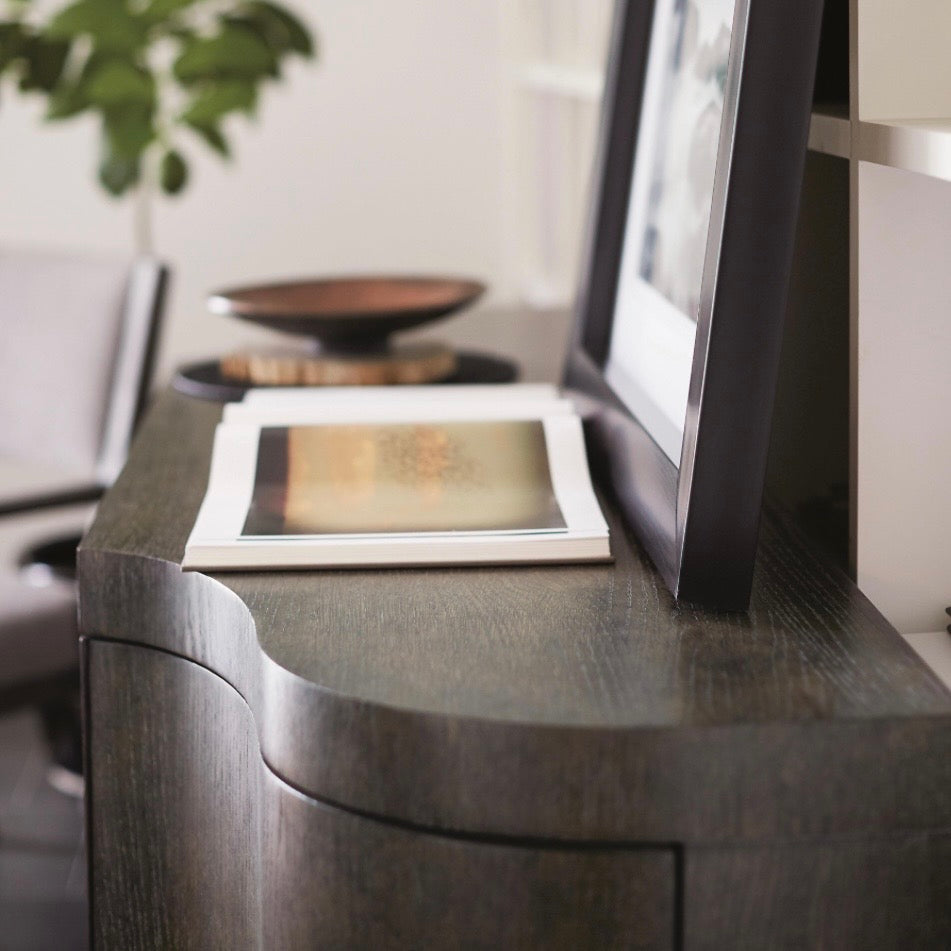 Bernhardt Linea Collection Buffet ~ Cerused Charcoal Finish - Image 3