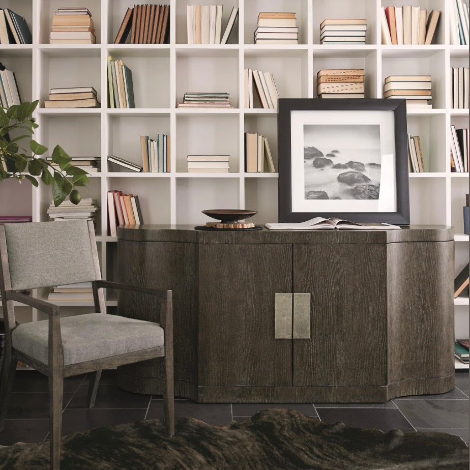 Bernhardt Linea Collection Buffet ~ Cerused Charcoal Finish