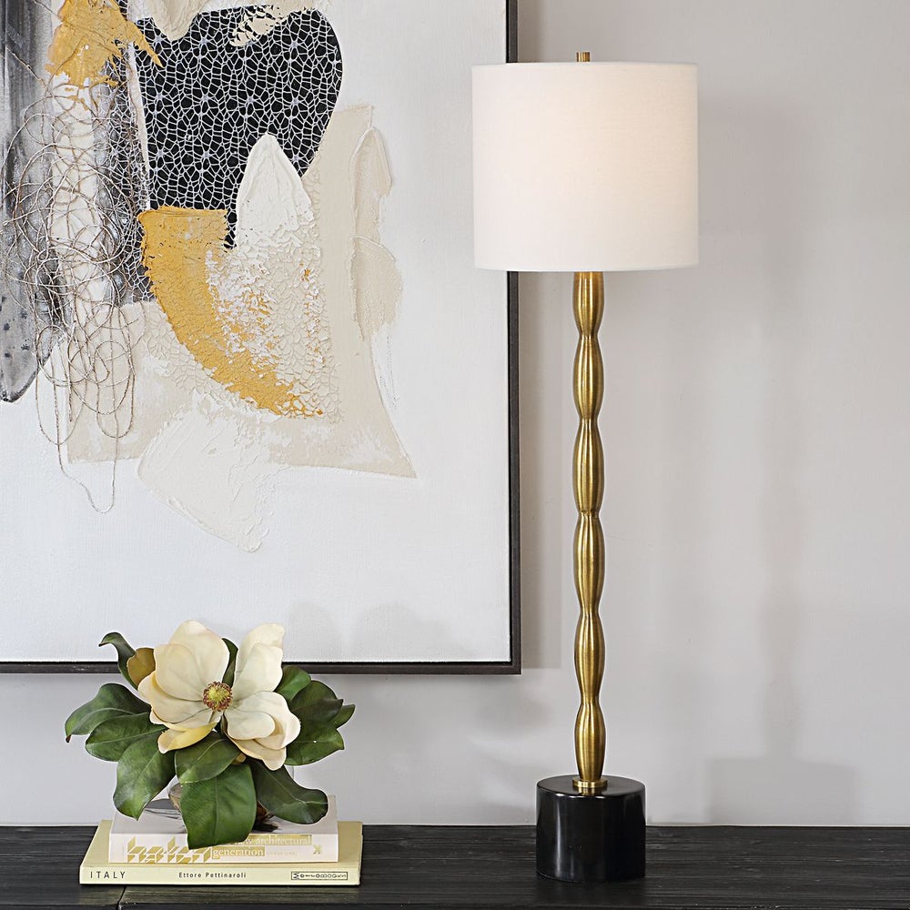 Uttermost Ezra Antique Brass Buffet Lamp - Image 2