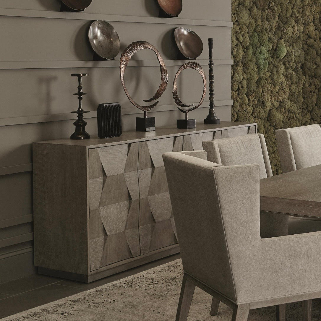 Bernhardt Linea Collection Buffet ~ Cerused Greige  Finish - Image 2