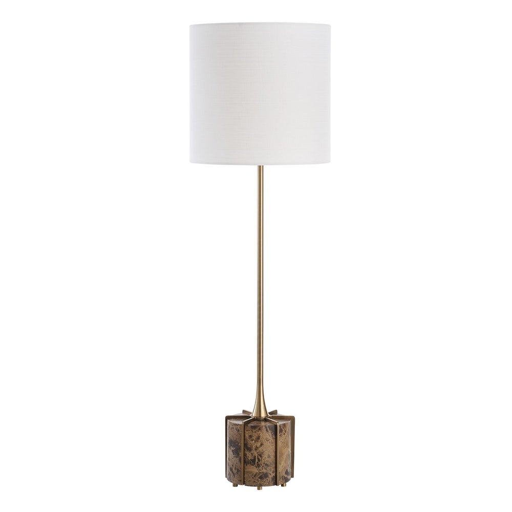 Uttermost Britwell Dark Brown Marble Buffet Lamp - Image 2