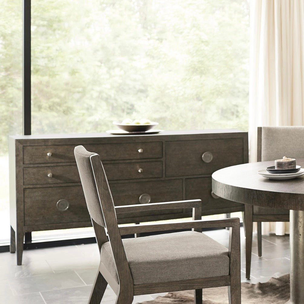 Bernhardt Linea Collection Sideboard ~ Cerused Charcoal Finish - Image 2