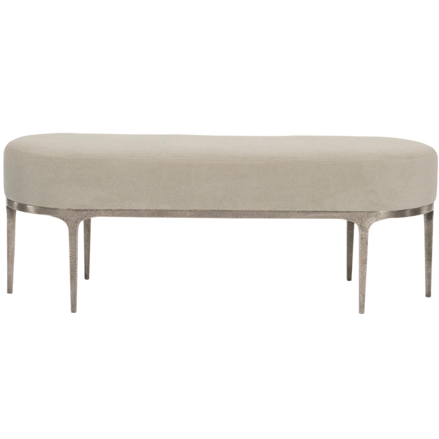 Bernhardt Linea Collection Unholstered Bench ~ Textured Graphite Base - Image 3