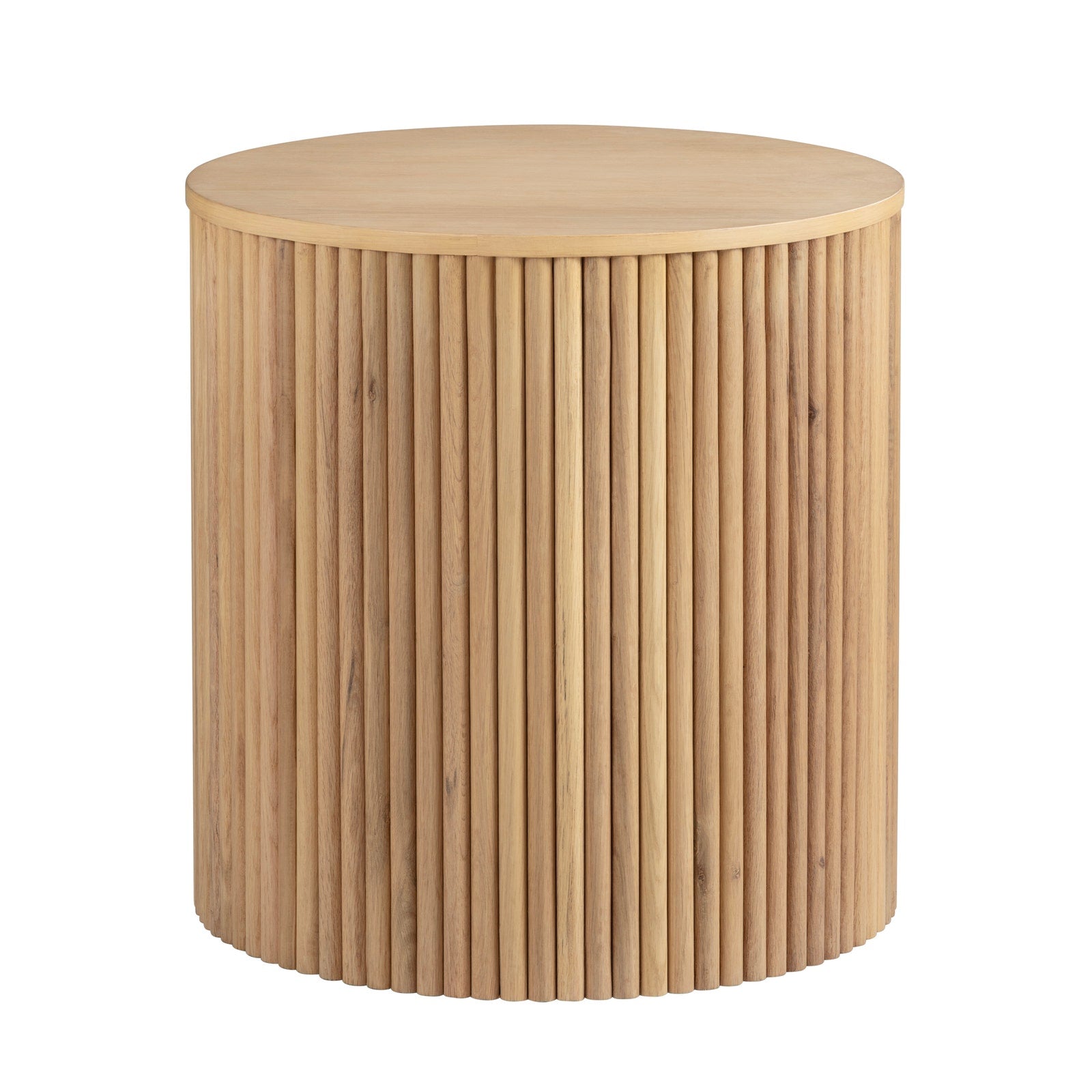 Crestview Collection Henley Fluted Wood End Table - Image 2