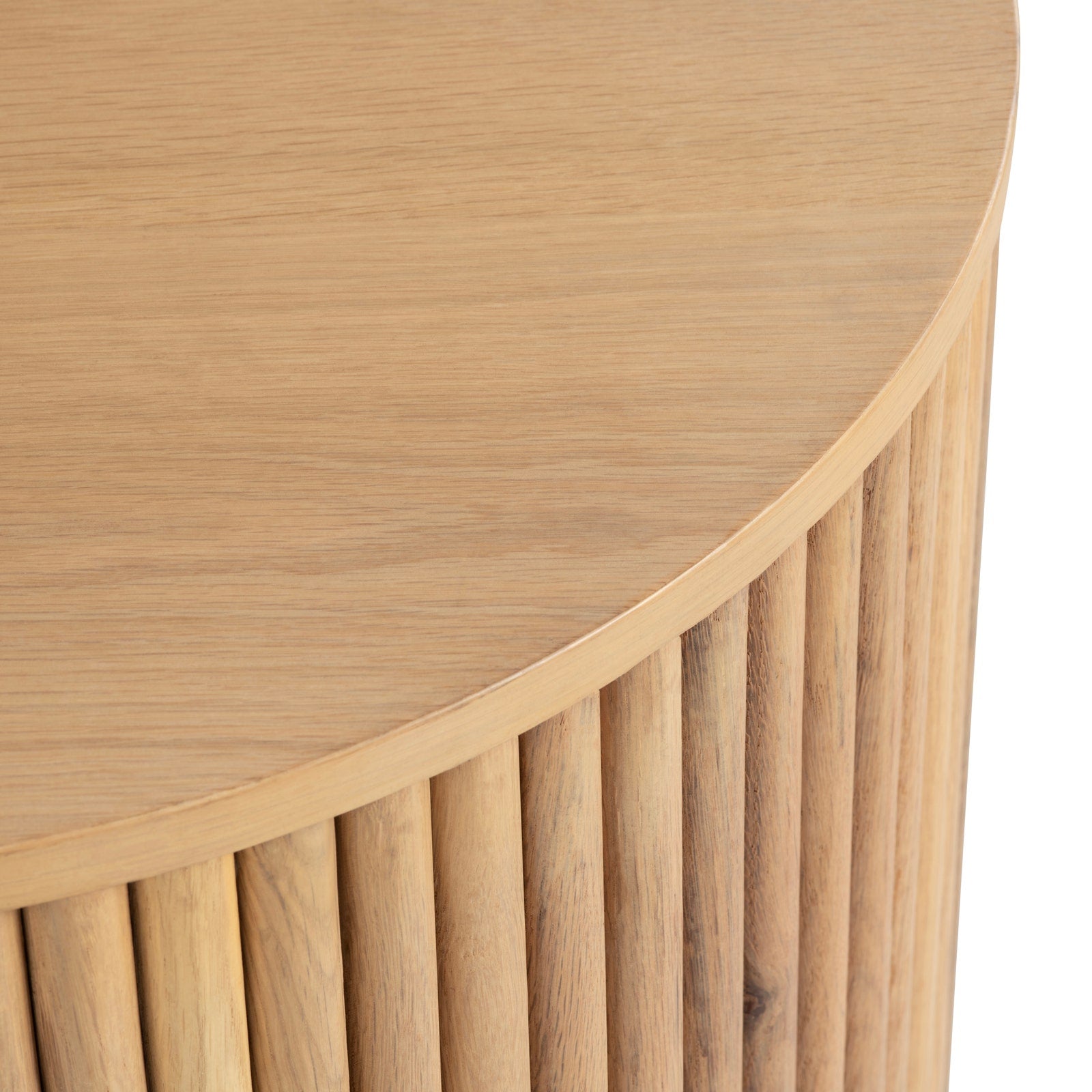 Crestview Collection Henley Fluted Wood End Table - Image 3