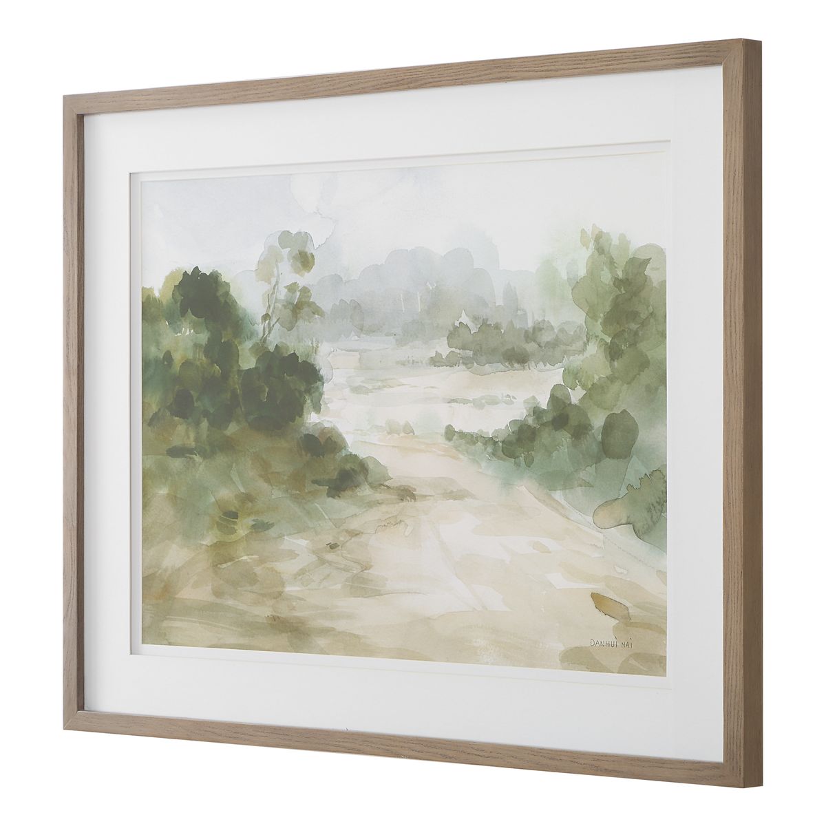 Uttermost Verdant Watercolor Landscape Framed Prints - Image 3