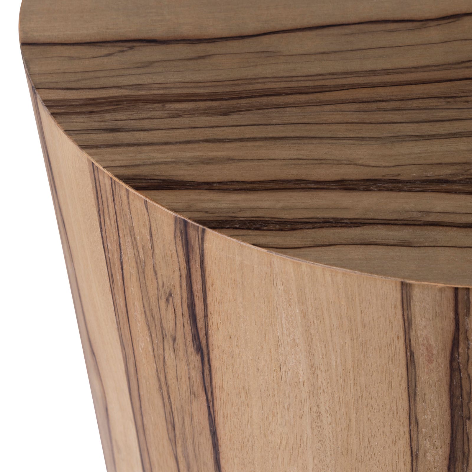 Crestview Collection Limba Organic Modern Round End Table - Image 2