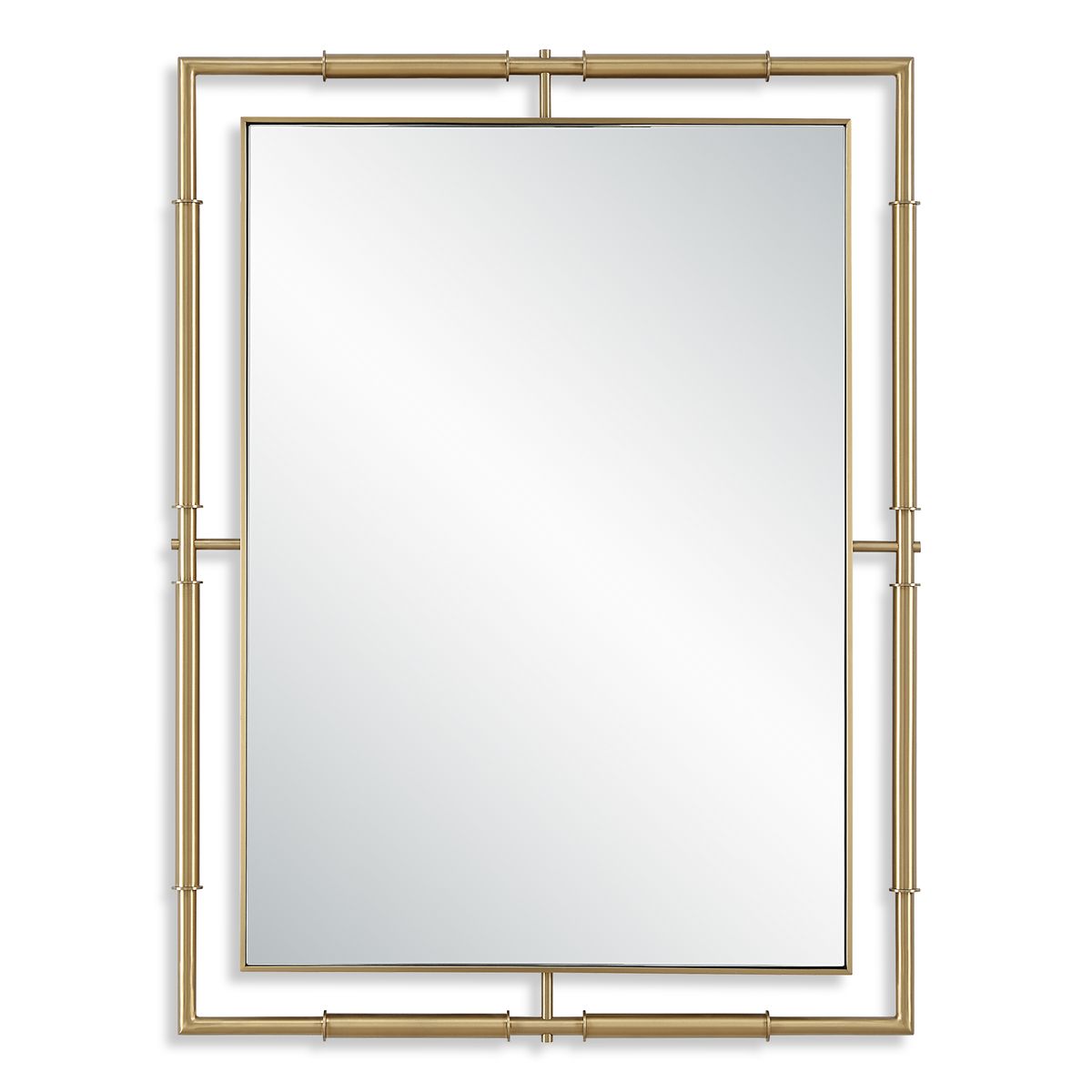 Uttermost It’s All Connected Brass Rectangle Mirror - Image 2