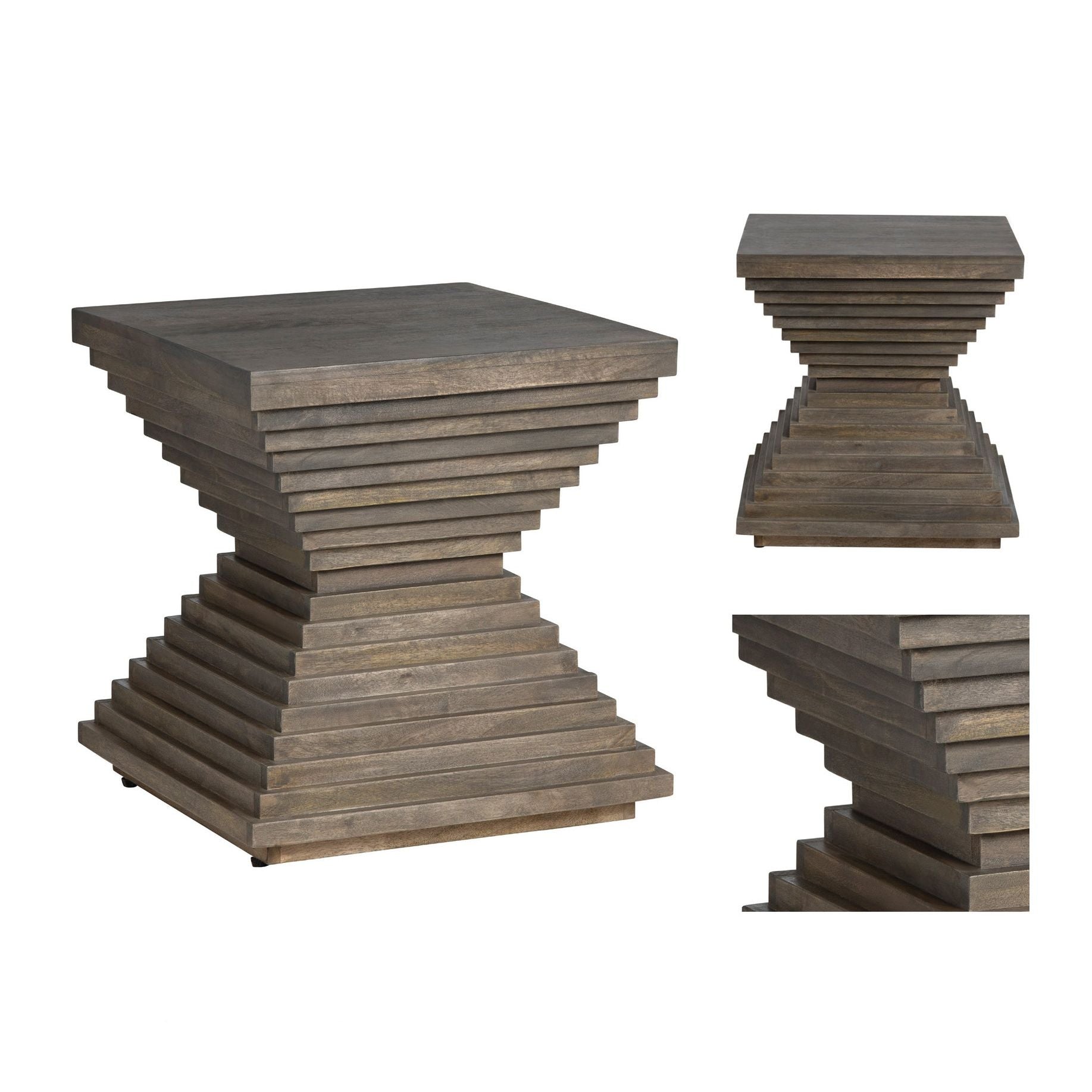 Crestview Collection Highland Park Organic  Modern End Table - Image 3