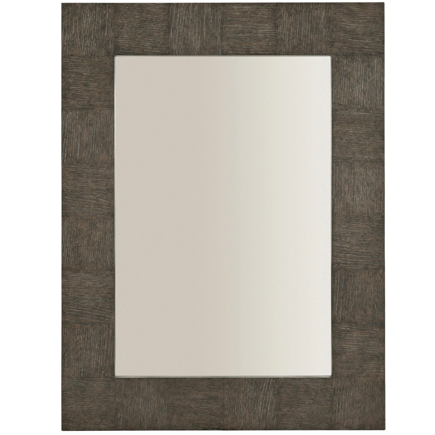 Bernhardt Linea Collection Mirror ~ Cerused Oak Frame